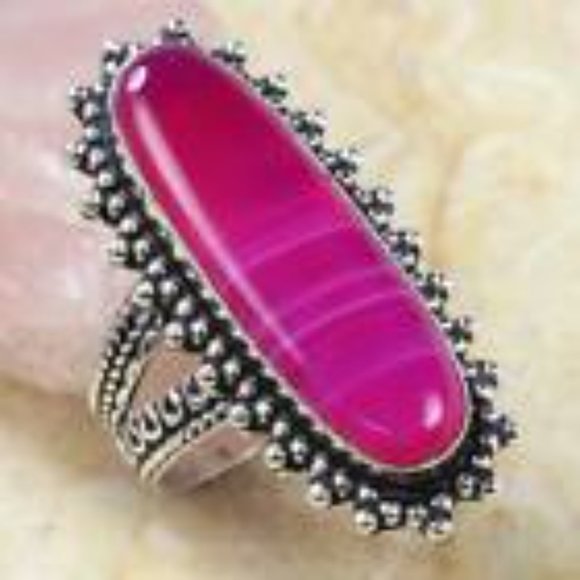 Botswana Lace Agate Women's Ring size 7 - Picture 1 of 1